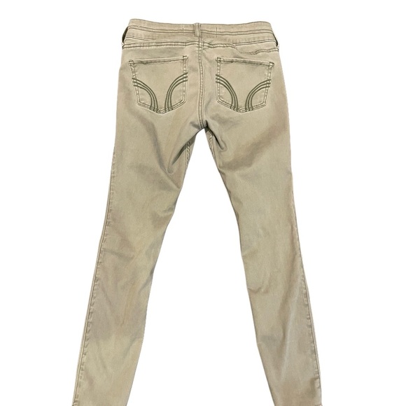 HOLLISTER Crop Khaki Skinny Jeans Size 26 (3) - Picture 3 of 5